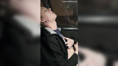 I'm jerking off in the car