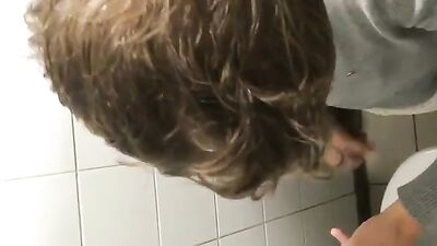 Caught Twink Teen Jerking Off in Public Bathroom - Boys Porn!