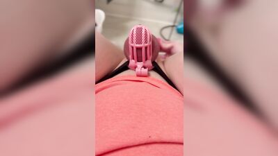 Pink Chastity Pink Dildo