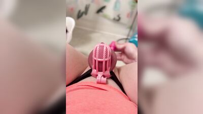 Pink Chastity Pink Dildo