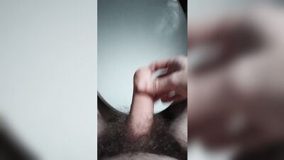 Uncut British Twink Cumming On The Toilet Seat