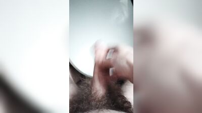 Uncut British Twink Cumming On The Toilet Seat