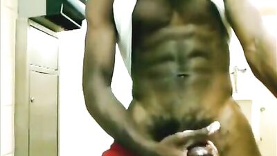 Cumming Fit Black Twunk Amateur Muscle Boys!