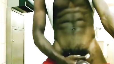 Cumming Fit Black Twunk Amateur Muscle Boys!