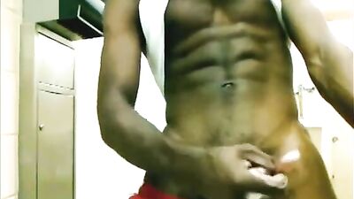 Cumming Fit Black Twunk Amateur Muscle Boys!