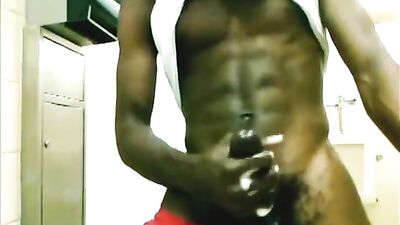 Cumming Fit Black Twunk Amateur Muscle Boys!