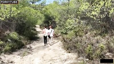 Gay Porn Videos: Outside 3way with Ginger and Dads Step-Son ==========================================================