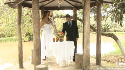 Shemale Patrícia-Bysmark Marries Her 2nd Cock Guy