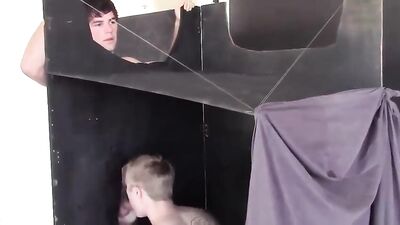 Glory Hole Thrills: Blonde Boys Porn Edition