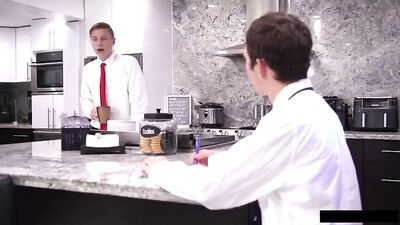 Bareback Twinks Cum in the Kitchen: The Ultimate Creampie