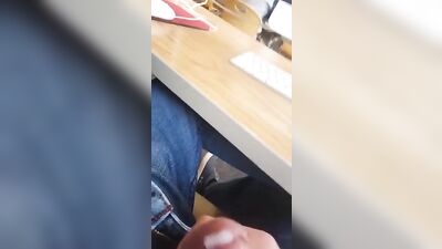 Shooting a Load During Class