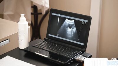 Petite Twink Assfingered By Doctor During Ultra Sound