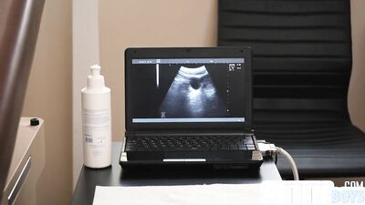 Petite Twink Assfingered By Doctor During Ultra Sound