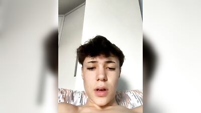 Teen Jock Cumshot: Horny Bedroom Antics!