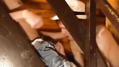 Wooden Staircase Slashing - Gay Porn Videos