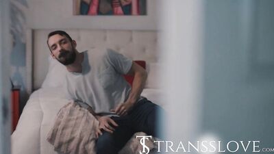 I Catch My Trans Stepsister Masturbating, She To Put My Cock In Her Ass