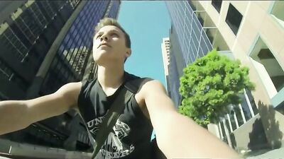 Bareback Bicycle Twinks! Cyclist Cum Shots Deliver Recipient Oral Fun