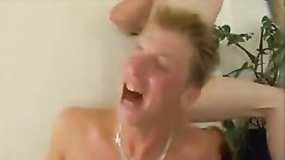 Three on the stairs: Group Sex Action!