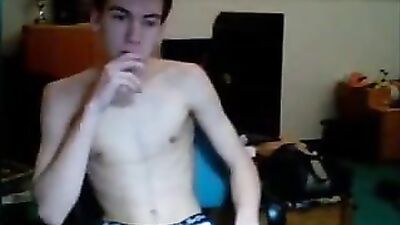 Web-Cam Solo Handjob: Young Like Ass & Dick