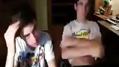 Gay Porn: Big Cocks on Web-Cam - Two Friends Explosive Playtime