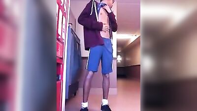 Outside My Hotel Room: Cum Shots & Voyeur Web Cam Adventure!