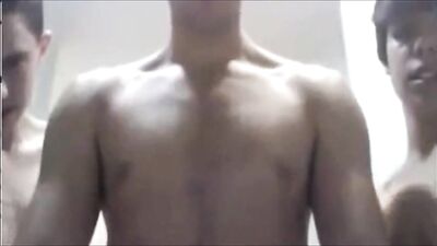 Gang Bang - Three Boys Get Hands-On with Their Cocks!