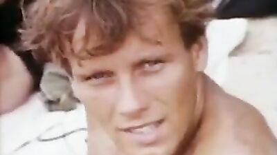 Gay Porn Vintage Beach Fun - Action Bareback Group Sex