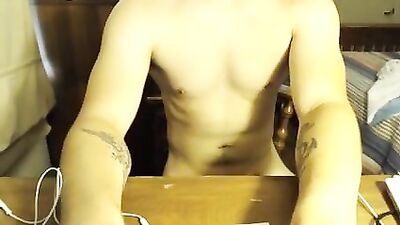 Handsome Eyes Web-Cam Handjob!