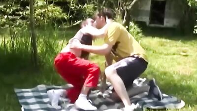 German Twink Prince Albert Fuck Fest - Raw and Rimming Cum Party!