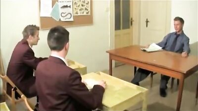 Straight A Students Teacher: Bareback Group Sex Cum Shots