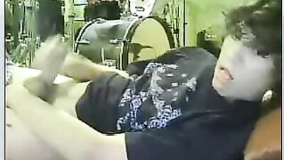 Break Time for Cum Shots: Drummers Web-Cam Solo