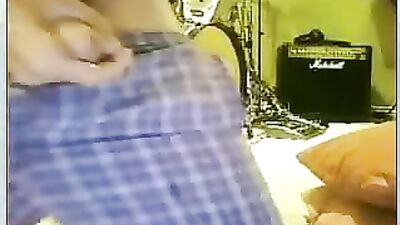 Break Time for Cum Shots: Drummers Web-Cam Solo
