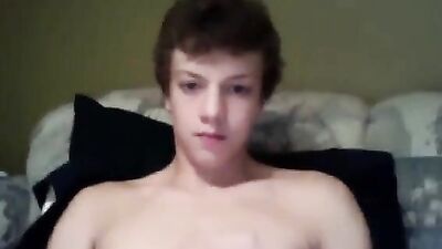 Boy on his bed - Web-Cam Handjob: Explosive Gay Porn Experience!