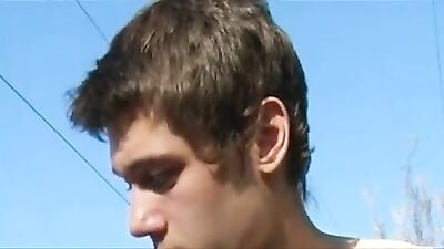 Natures Hottie Amateur Cum Shots Handjob - A Gay Porn Adventure in the Wild!