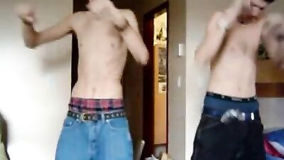 Gay Porn Workout: Amateur Music Fun