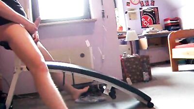 Gym Launch! Cum Shots Abound - Hardcore Solo Action!