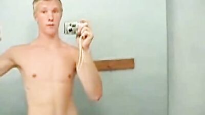 Young Blonde Wanks for his Girlfriend - Gay Porn Cumshots