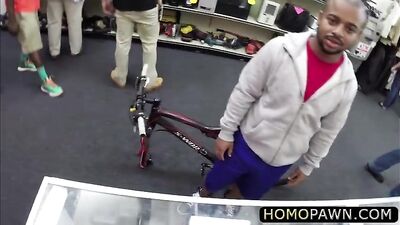 Big Black Dude Blows up the Pawnshop with his Big Ass (187 characters)