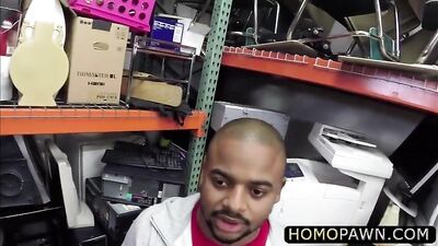 Big Black Dude Blows up the Pawnshop with his Big Ass (187 characters)