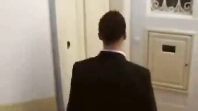 Hallway Fucking - Unprotected Action