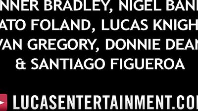 Bareback Muscle Orgy for Christmas - Bigger and Harder than Ever!