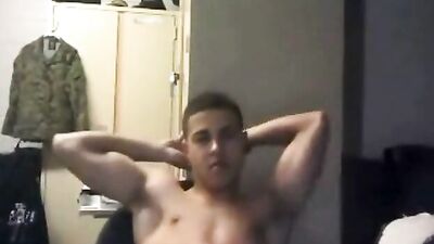 Army Muscle Boys Webcam Jerk Off Revamped!