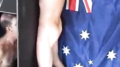 Jock Astin Aussie Teen Gloryhole Blowjob: Cum Shots and Oral Delights!