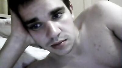 Gay Bedroom Cumshots: Masturbating in Bed!