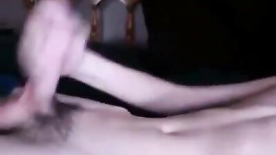Giggling Skinny College Guy Cums and Masturbates for Fun!
