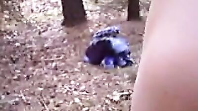 Outdoor Fun and Games: Amateur Cum Shots with Ass Play!