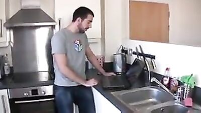 Threesome Hookup: Action Group Sex Gay Porn Video