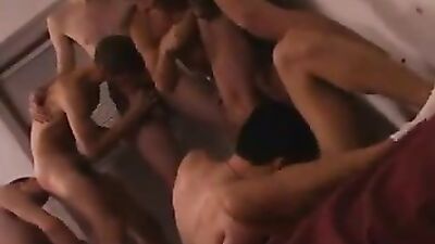 Frat Boy Orgy Reunion: Action Cum Shots Ass Play
