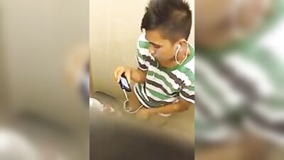 Public Restroom Cum Shots: A Gay Porn Adventure