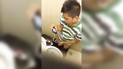 Public Restroom Cum Shots: A Gay Porn Adventure